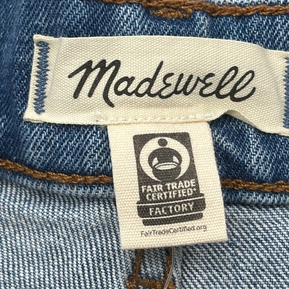 Madewell The Tall '90s Straight Crop Jean in Hazeldell Wash size 25T NWT NQ695 - Picture 9 of 14